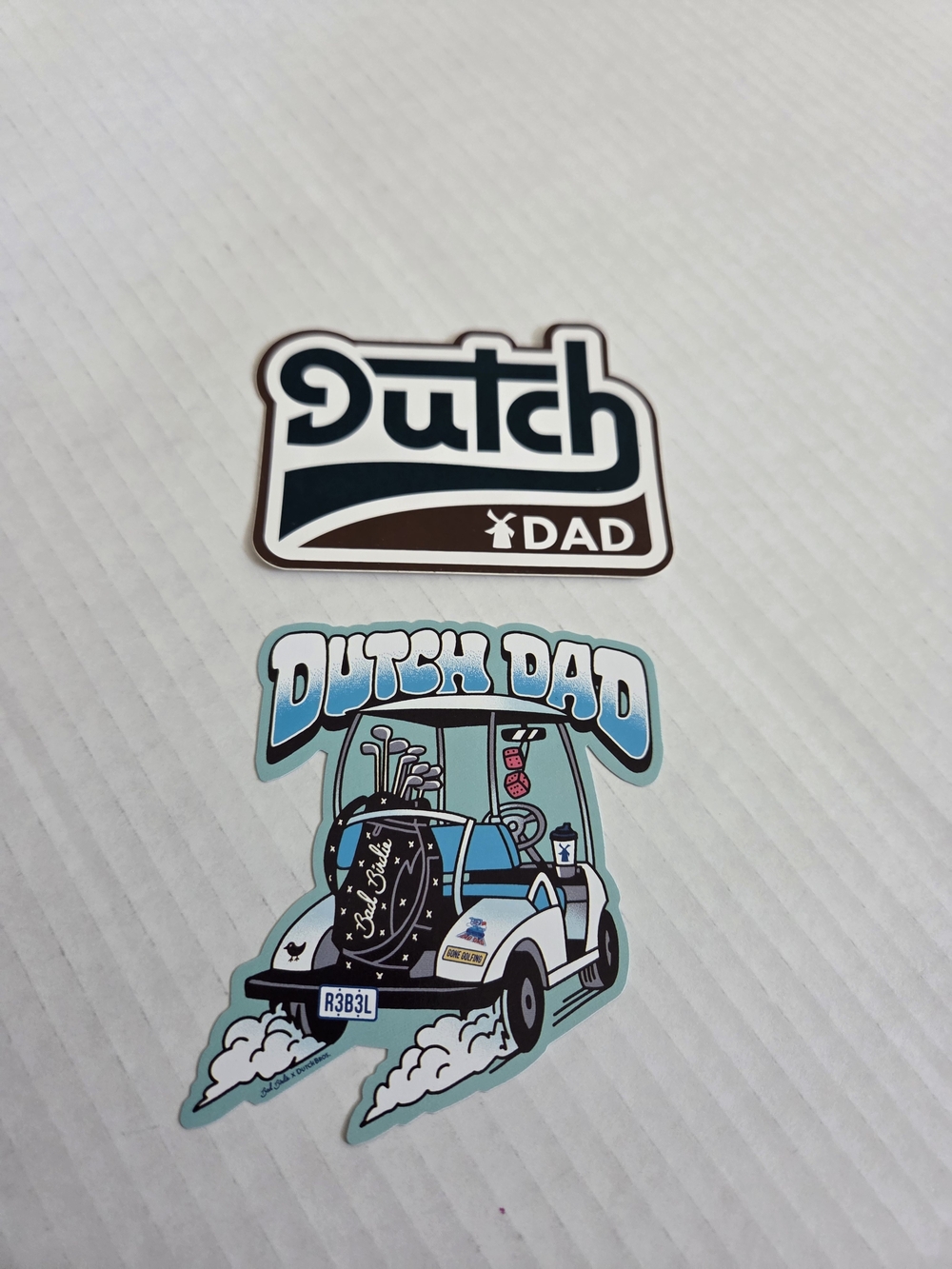 Dutch Bros authentic stickers from previous sticker drops